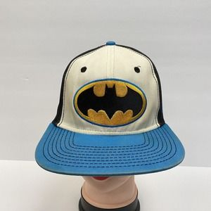 Batman Hat Kids Snapback Patch DC Comics Cartoon All Over Print Flat‎ Bill
